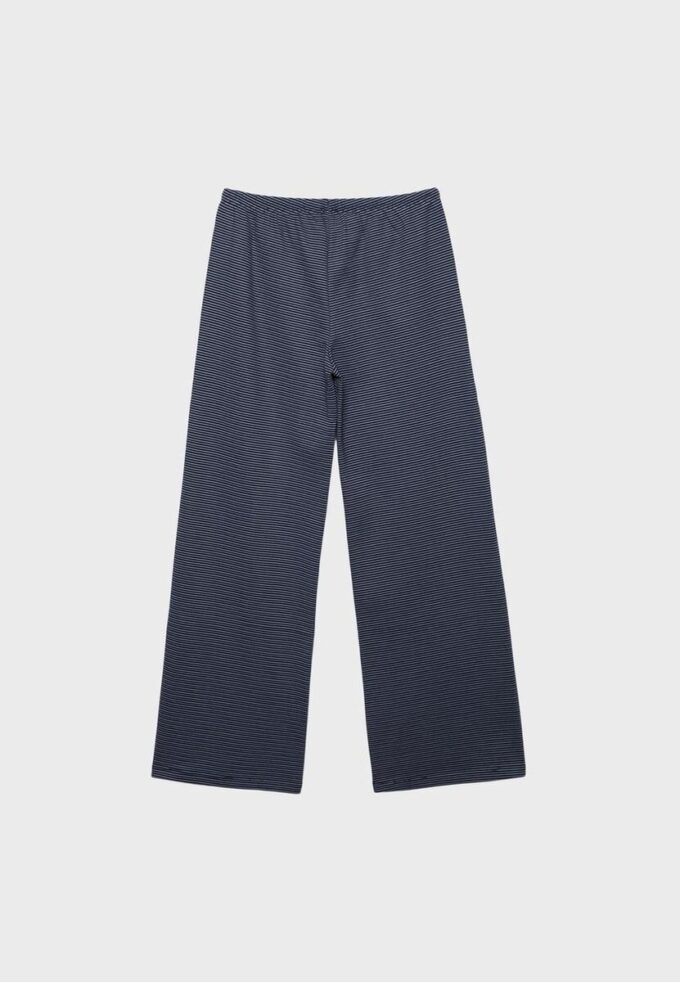Gestreifte Jogginghose mit Wide Leg-Bein Gestreifte Jogginghose mit Wide Leg-Bein
