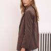 Gestreifter offener Blazer Gestreifter offener Blazer
