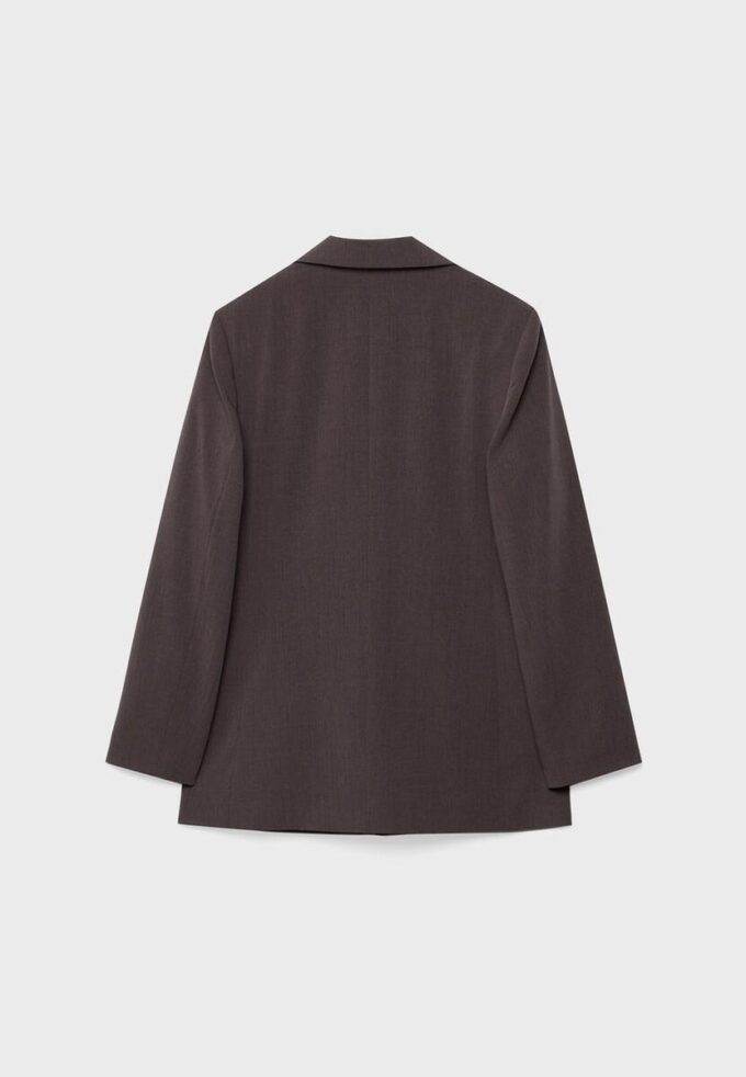 Gestreifter offener Blazer Gestreifter offener Blazer
