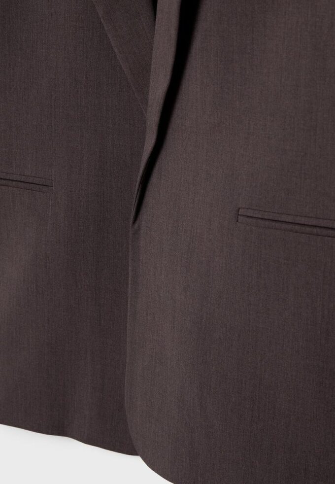 Gestreifter offener Blazer Gestreifter offener Blazer