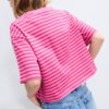 Gestreiftes Kurzarm-T-Shirt