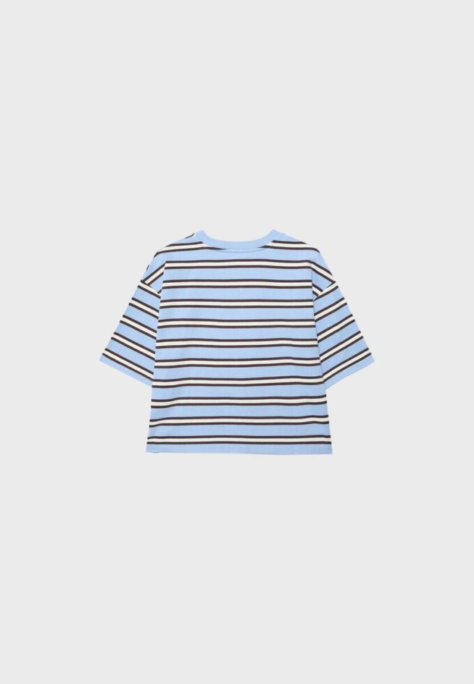 Gestreiftes Kurzarm-T-Shirt
