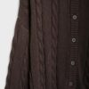 Gestrickte Strickjacke mit Knopfleiste Gestrickte Strickjacke mit Knopfleiste