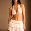 Großes Bikini-Oberteil mit Nieten Großes Bikini-Oberteil mit Nieten