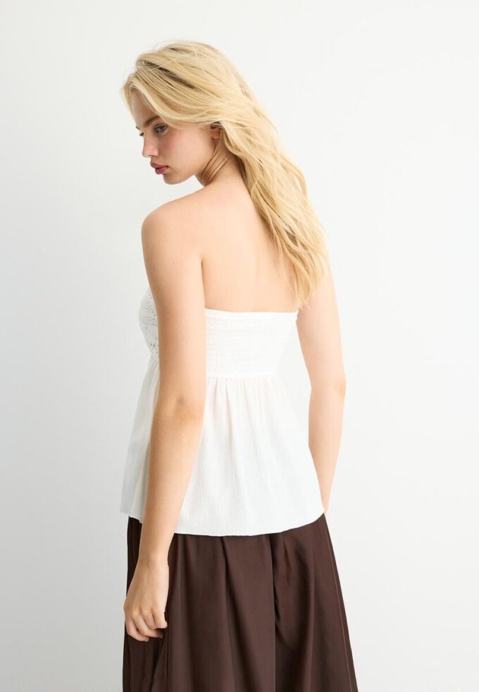 Häkel-Bandeau-Oberteil