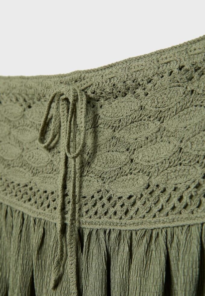 Häkel-Bandeau-Oberteil