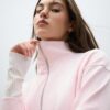 Hochgeschlossenes Sweatshirt mit Reißverschluss Hochgeschlossenes Sweatshirt mit Reißverschluss