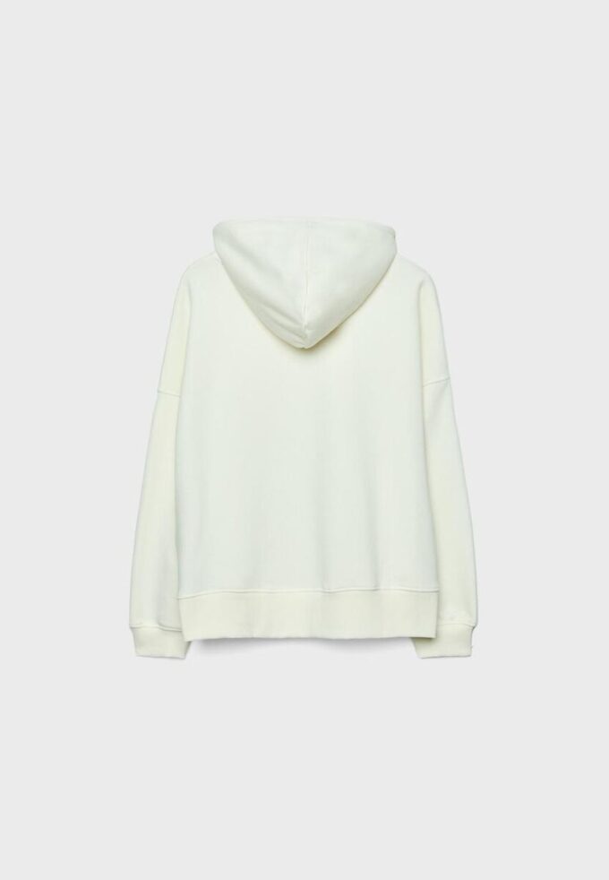 Hoodie mit Nieten und Stickerei Hoodie mit Nieten und Stickerei
