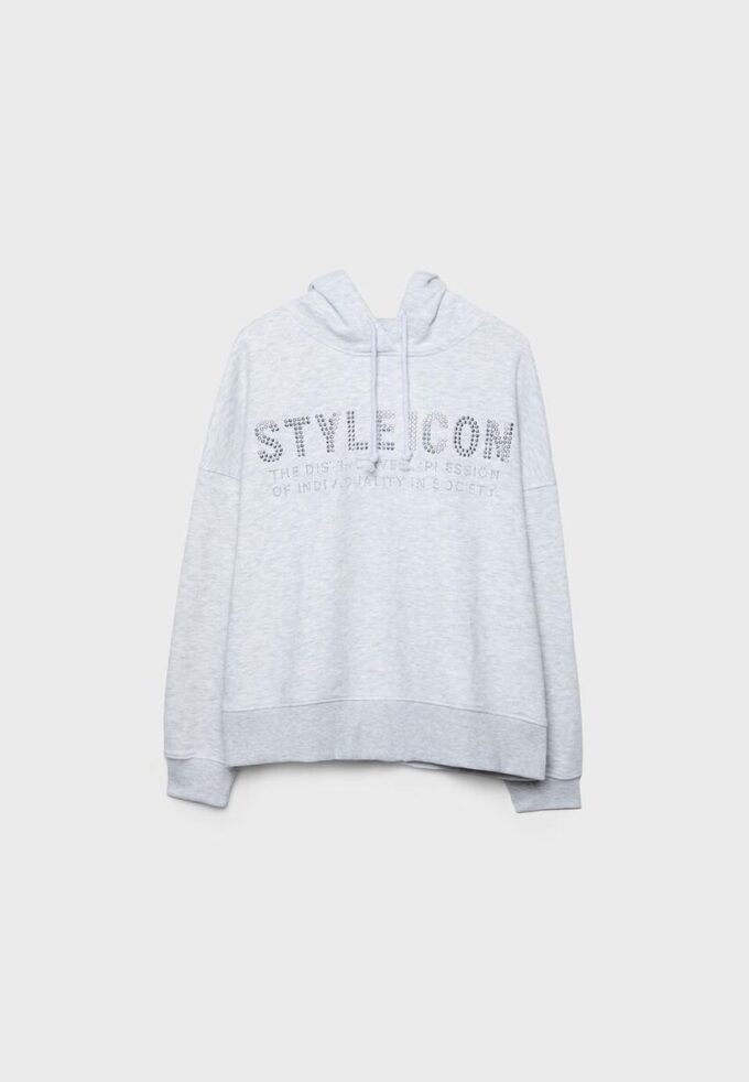 Hoodie mit Strasssteinen Hoodie mit Strasssteinen