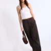 Hose mit geradem Bein im Leinen-Look Hose mit geradem Bein im Leinen-Look