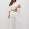 Hose mit geradem Bein im Leinen-Look Hose mit geradem Bein im Leinen-Look
