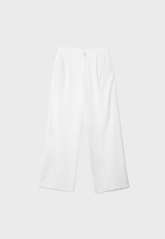 Hose mit geradem Bein im Leinen-Look Hose mit geradem Bein im Leinen-Look