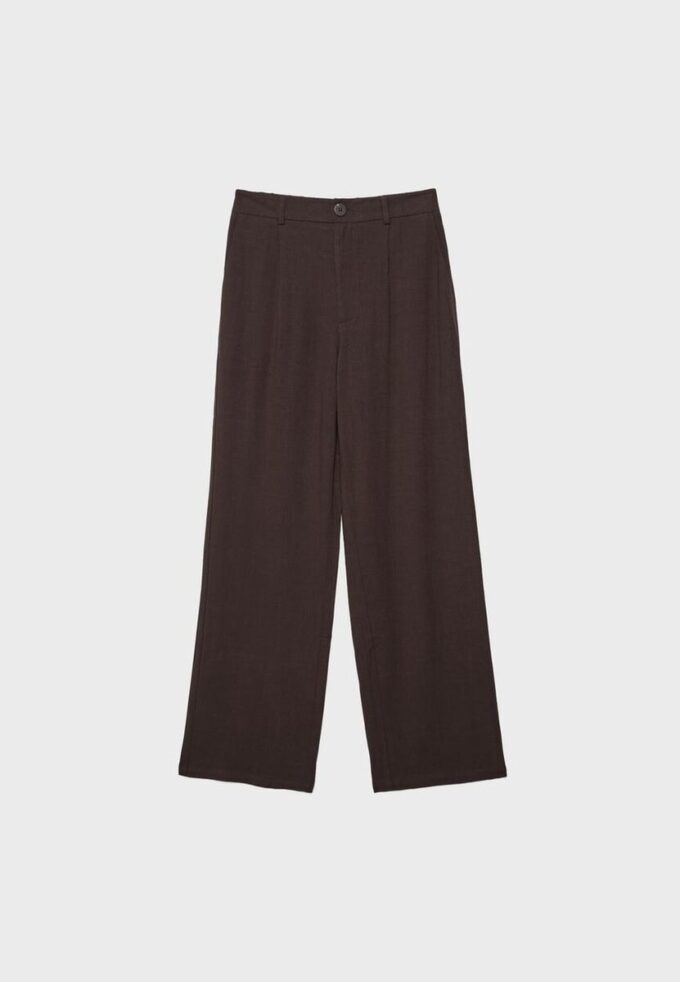 Hose mit geradem Bein im Leinen-Look Hose mit geradem Bein im Leinen-Look