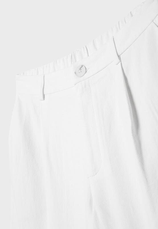 Hose mit geradem Bein im Leinen-Look Hose mit geradem Bein im Leinen-Look