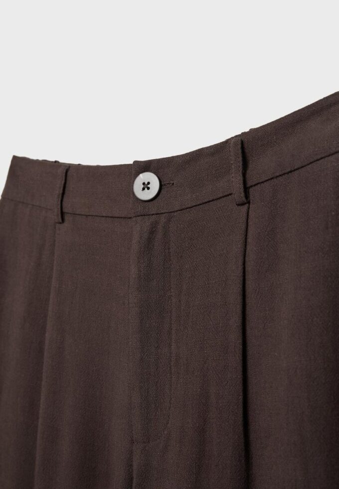 Hose mit geradem Bein im Leinen-Look Hose mit geradem Bein im Leinen-Look