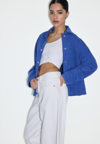 Jacke mit aufgesetzten Taschen