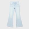 Jeans mit niedriger Leibhöhe und Nahttaschen Jeans mit niedriger Leibhöhe und Nahttaschen