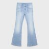 Jeans mit niedriger Leibhöhe und Nahttaschen Jeans mit niedriger Leibhöhe und Nahttaschen