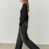 Jeans mit niedriger Leibhöhe und Wide Leg-Bein Jeans mit niedriger Leibhöhe und Wide Leg-Bein