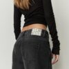 Jeans mit niedriger Leibhöhe und Wide Leg-Bein Jeans mit niedriger Leibhöhe und Wide Leg-Bein