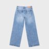 Jeans mit niedriger Leibhöhe und Wide Leg-Bein sowie Schmuckknopf Jeans mit niedriger Leibhöhe und Wide Leg-Bein sowie Schmuckknopf
