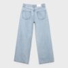 Jeans mit niedriger Leibhöhe und Wide Leg mit Strasssteinen Jeans mit niedriger Leibhöhe und Wide Leg mit Strasssteinen