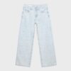 Jeans mit niedriger Leibhöhe und Wide Leg mit Strasssteinen Jeans mit niedriger Leibhöhe und Wide Leg mit Strasssteinen