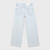 Jeans mit niedriger Leibhöhe und Wide Leg mit Strasssteinen Jeans mit niedriger Leibhöhe und Wide Leg mit Strasssteinen