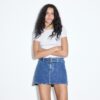 Jeans-Skort mit Gürtel Jeans-Skort mit Gürtel