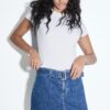 Jeans-Skort mit Gürtel Jeans-Skort mit Gürtel