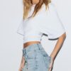 Jeansshorts mit umgeschlagenem Saum Jeansshorts mit umgeschlagenem Saum