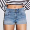 Jeansshorts mit umgeschlagenem Saum Jeansshorts mit umgeschlagenem Saum