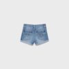 Jeansshorts mit umgeschlagenem Saum Jeansshorts mit umgeschlagenem Saum