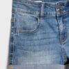 Jeansshorts mit umgeschlagenem Saum Jeansshorts mit umgeschlagenem Saum