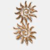 Kleine Sonnen-Strass-Ohrringe Kleine Sonnen-Strass-Ohrringe