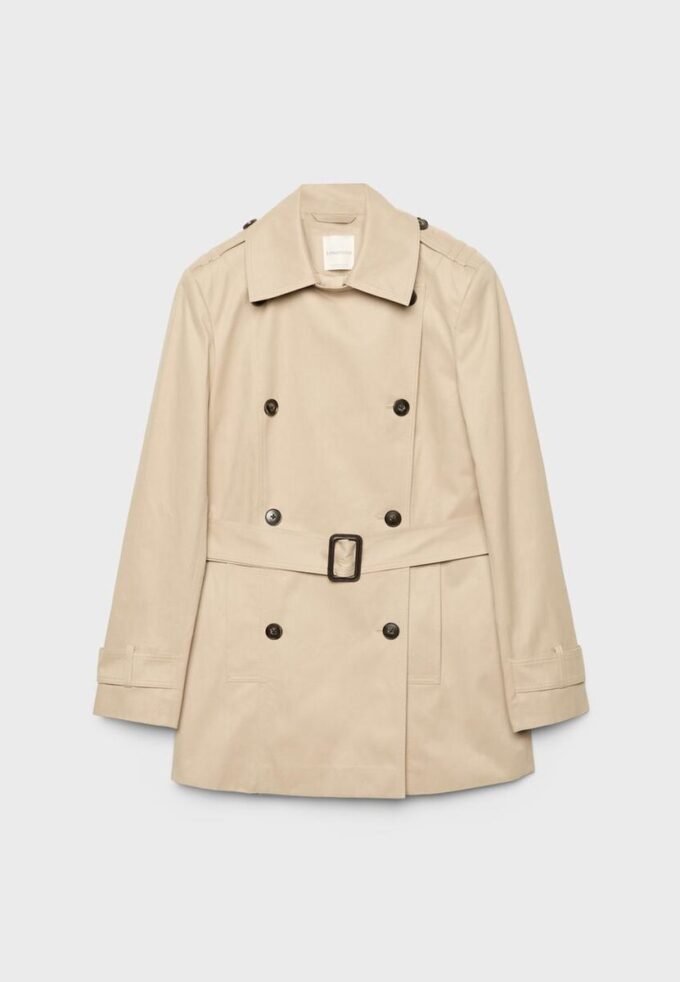 Kurzer Basic-Trenchcoat Kurzer Basic-Trenchcoat