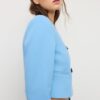 Kurzer Blazer mit Rundhalsausschnitt Kurzer Blazer mit Rundhalsausschnitt