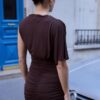 Kurzes Cape-Kleid