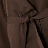 Kurzes, fließendes Trenchcoat mit Gürtel Kurzes, fließendes Trenchcoat mit Gürtel