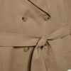 Kurzes, fließendes Trenchcoat mit Gürtel Kurzes, fließendes Trenchcoat mit Gürtel