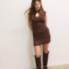 Kurzes Kleid im Qipao-Stil Kurzes Kleid im Qipao-Stil