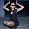 Kurzes Kleid im Qipao-Stil Kurzes Kleid im Qipao-Stil
