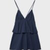 Kurzes Rüschen-Trägerkleid Kurzes Rüschen-Trägerkleid