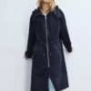 Langer, fließender Parka Langer, fließender Parka