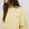 Langärmliges Sweatshirt mit Rundhalsausschnitt und Aufdruck Langärmliges Sweatshirt mit Rundhalsausschnitt und Aufdruck