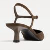 Leder-Absatzschuhe