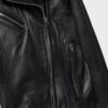 Leder-Bikerjacke