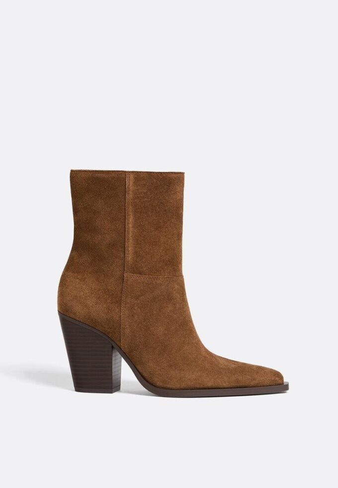 Leder-Cowboy-Stiefeletten