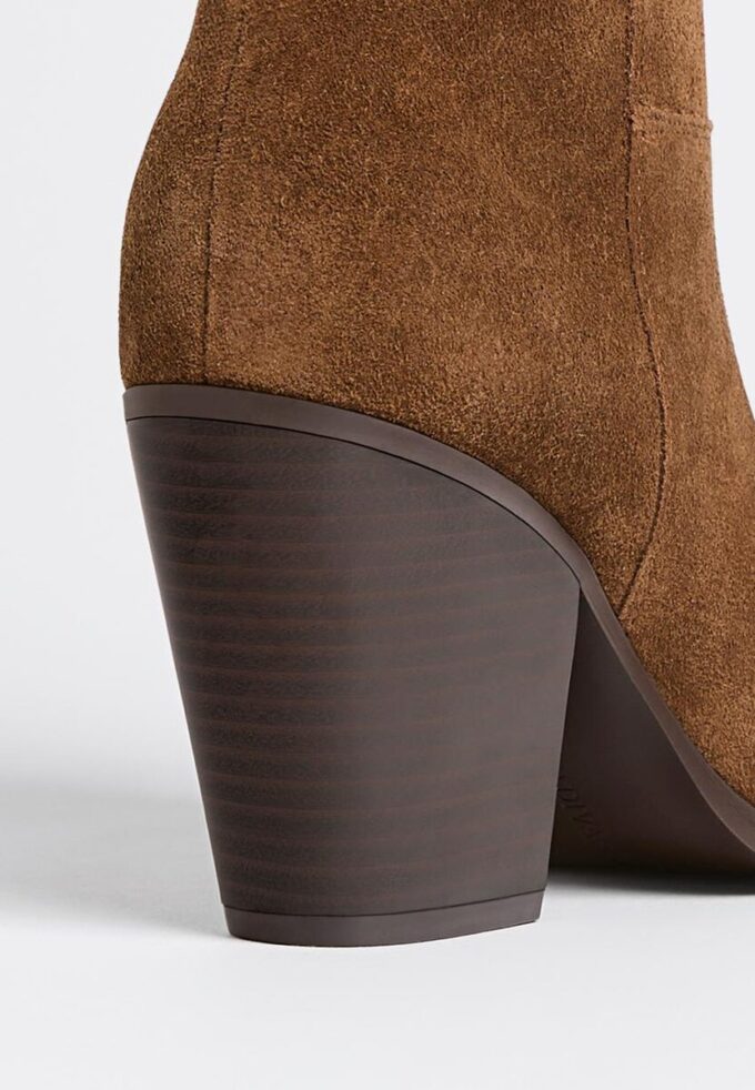 Leder-Cowboy-Stiefeletten