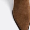 Leder-Cowboy-Stiefeletten